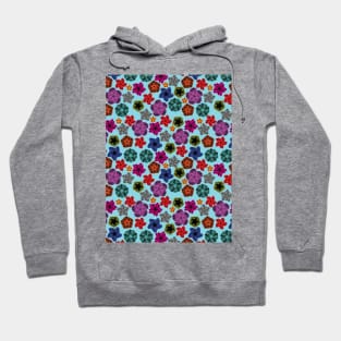 Rainbow Spirograph Stars Hoodie